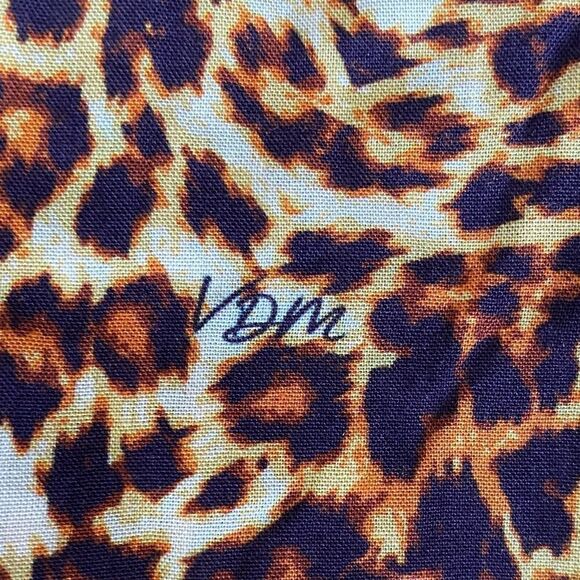 NWT VDM The Label Revolve Stassie Leopard Print Ruched Cover Up Skirt. Medium - Picture 6 of 10